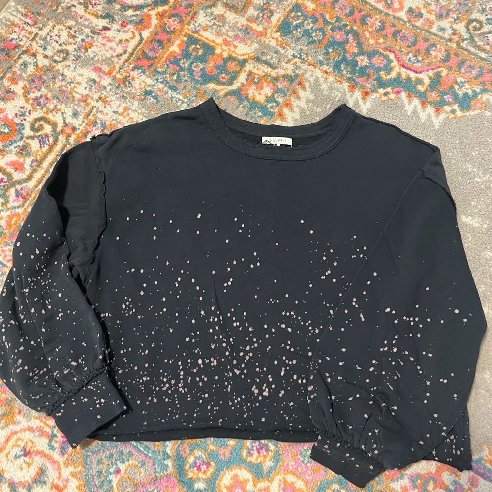 Z Supply Blue Long Sleeve Top